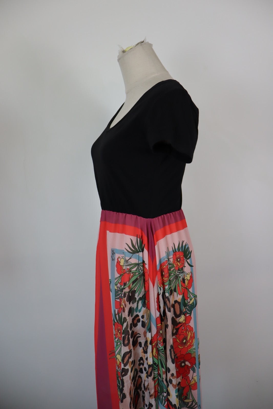 LIU JO VESTITO DONNA TG. 42 WOMAN CASUAL VINTAGE DRESS ABITO COTONE