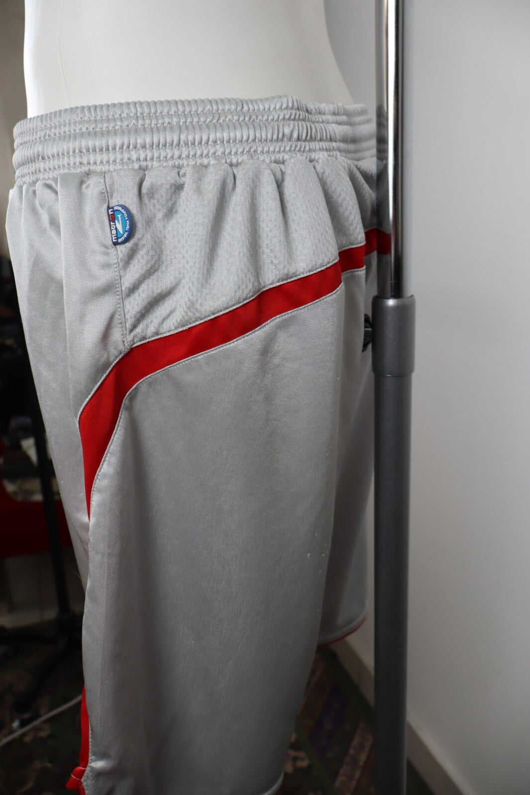 MACRON NAPOLI PANTALONCINI CALCIO SPORT UOMO TG M VINTAGE MEN SHORTS