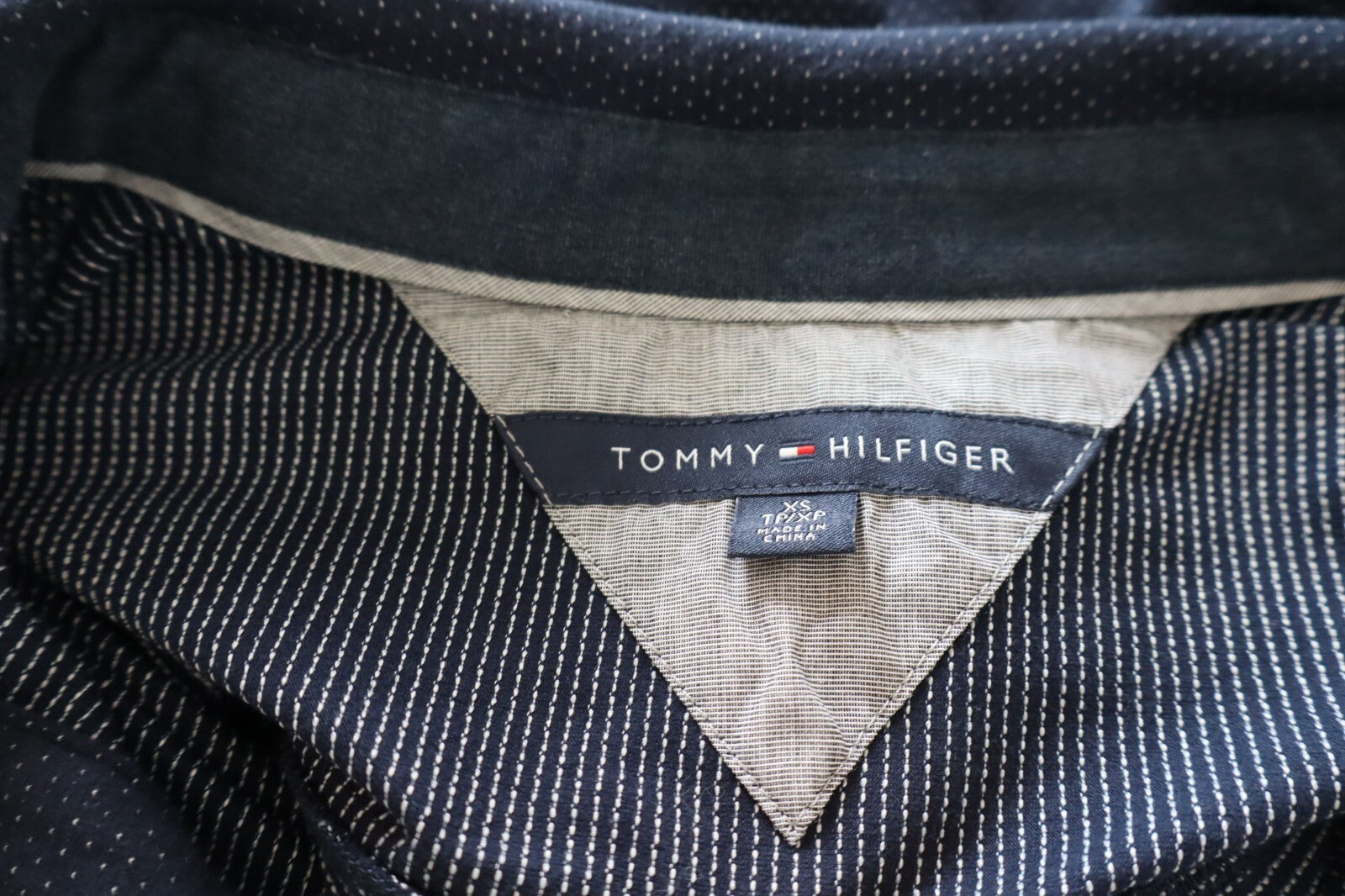 TOMMY HILFIGER CAMICIA UOMO COTONE TG. XS MAN CASUAL VINTAGE SHIRT COTTON