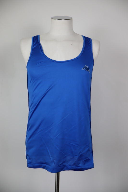 KAPPA CANOTTA UOMO MAGLIA TOP TG 46 MAN T-SHIRT CASUAL VINTAGE NYLON