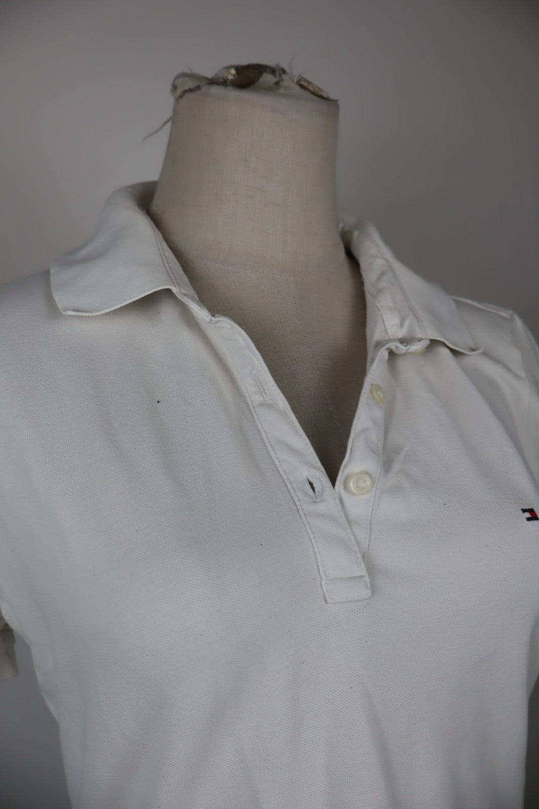 TOMMY HILFIGER POLO MAGLIA DONNA COTONE TG M WOMAN SHIRT CASUAL VINTAGE
