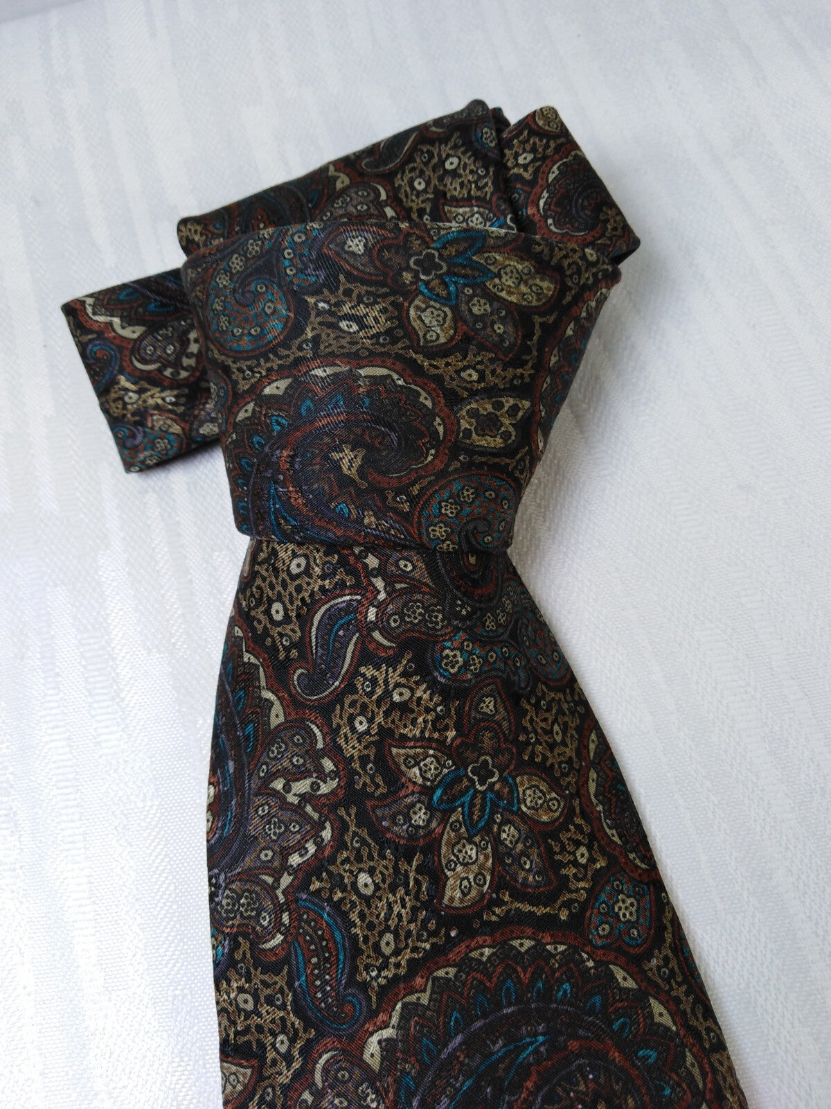 PIERRE CARDIN 100% SILK TIE SETA CRAVATTA NECKTIE MADE IN ITALY