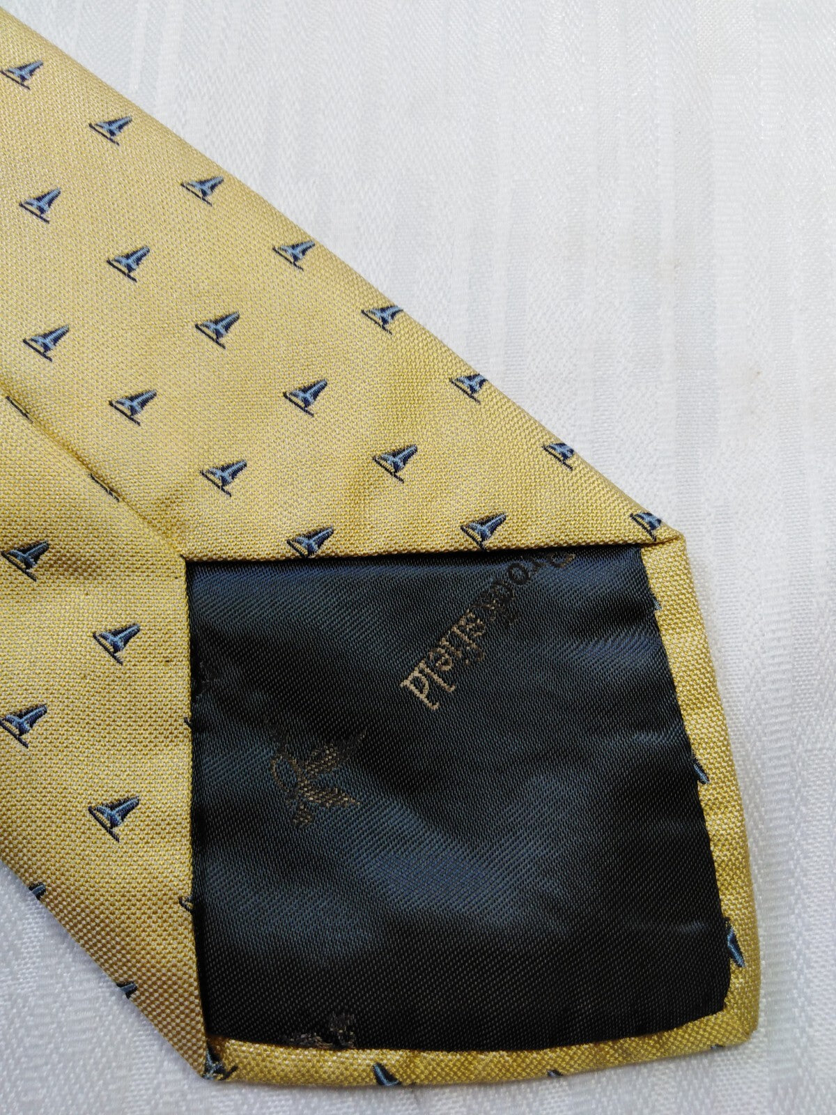 BROOKSFIELD 100% SETA SILK TIE CRAVATTA NECKTIE ITALY VINTAGE CLASSIC