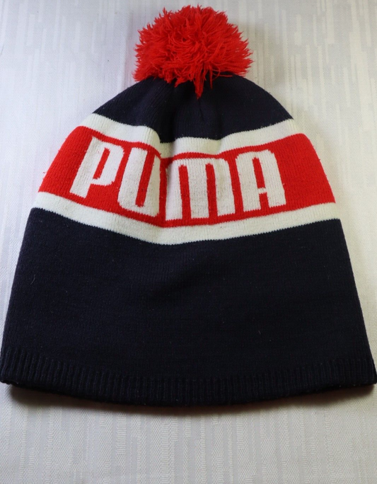 PUMA CAPPELLO BERRETTO BEANIEE DONNA UOMO UNISEX TG. UNICA VINTAGE CASUAL