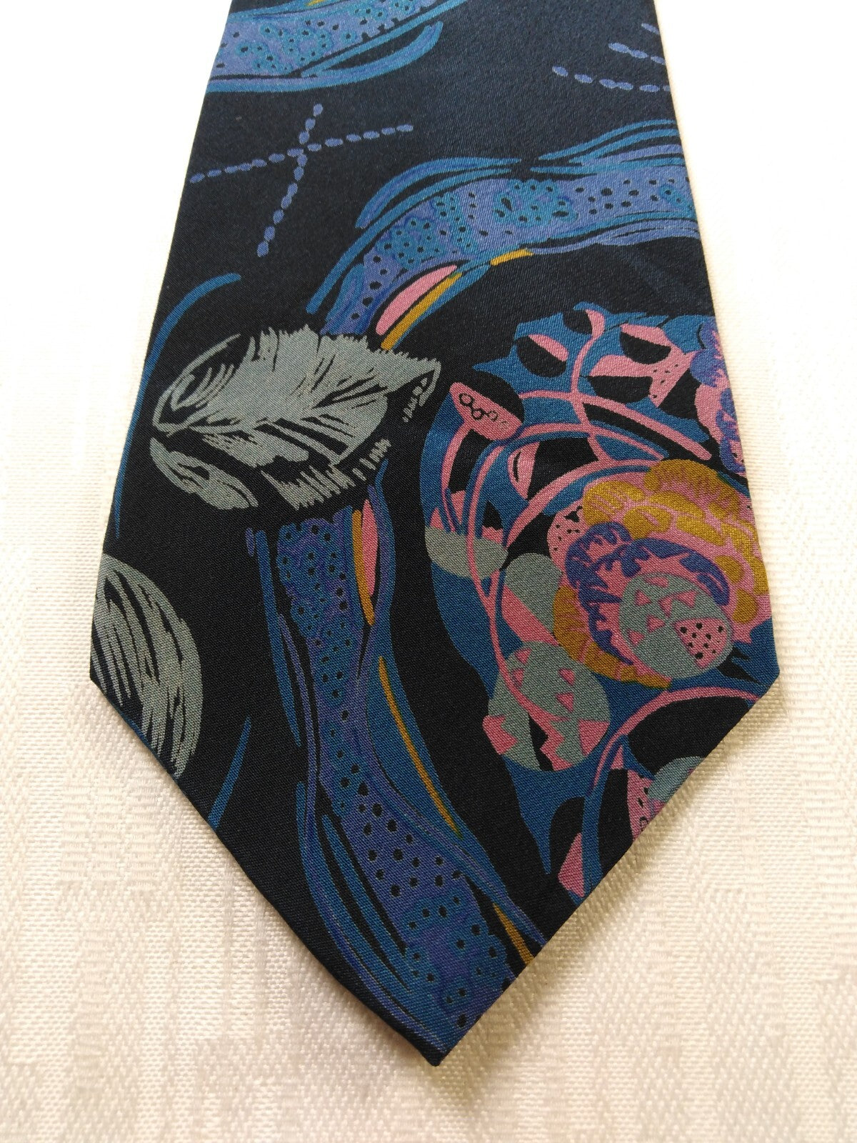 BORSALINO 100% SILK TIE SETA CRAVATTA NECKTIE MADE IN ITALY CLASSIC