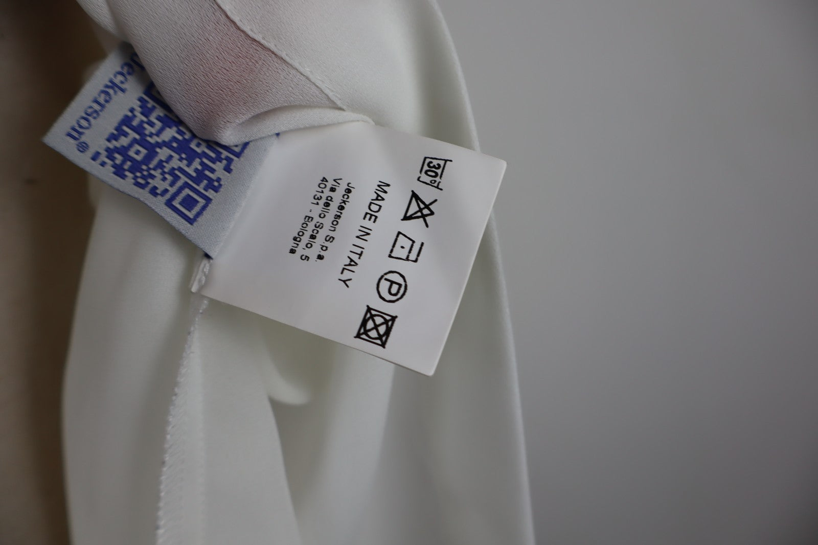 JECKERSON CAMICIA MANICA LUNGA DONNA TG. XS WOMAN SHIRT CASUAL VINTAGE BIANCO