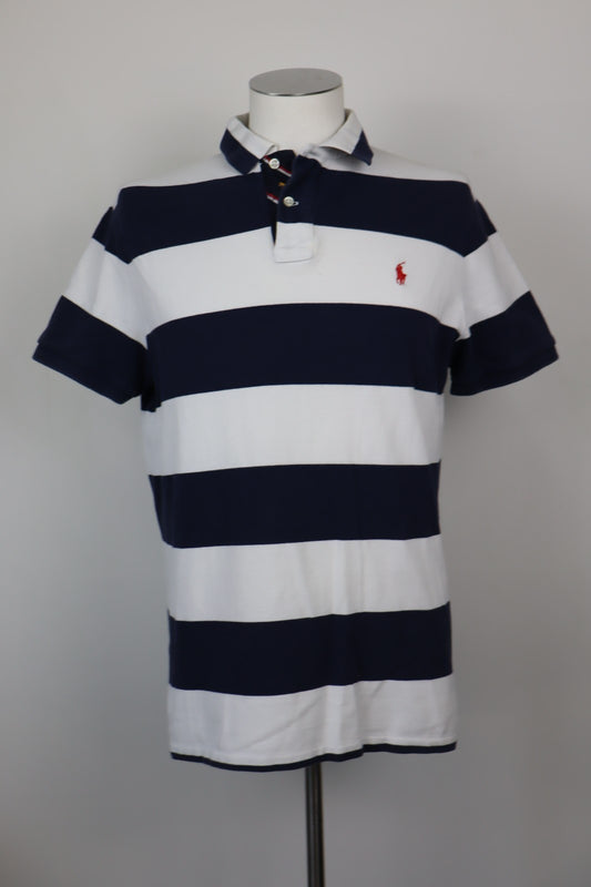 RALPH LAUREN POLO MAGLIA UOMO TG L MAN T-SHIRT CASUAL VINTAGE COTONE