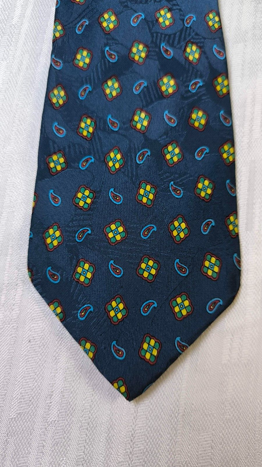 SORBINO 100%  SILK TIE SETA CRAVATTA UOMO NECKTIE MADE IN ITALY VINTAGE