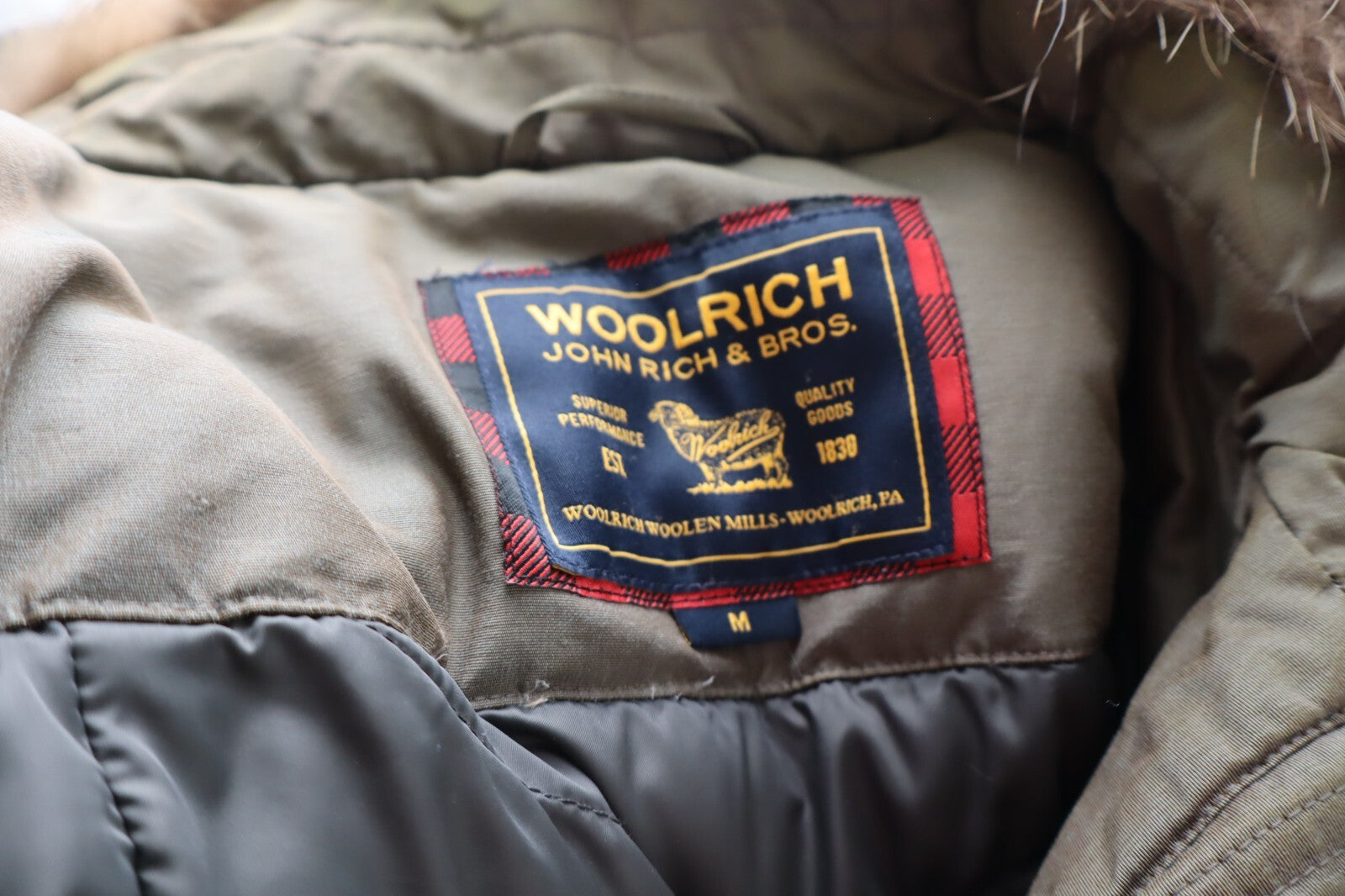 WOOLRICH GIUBBINO PIUMINO DONNA Tg M GIACCA WOMAN JACKET CASUAL VINTAGE