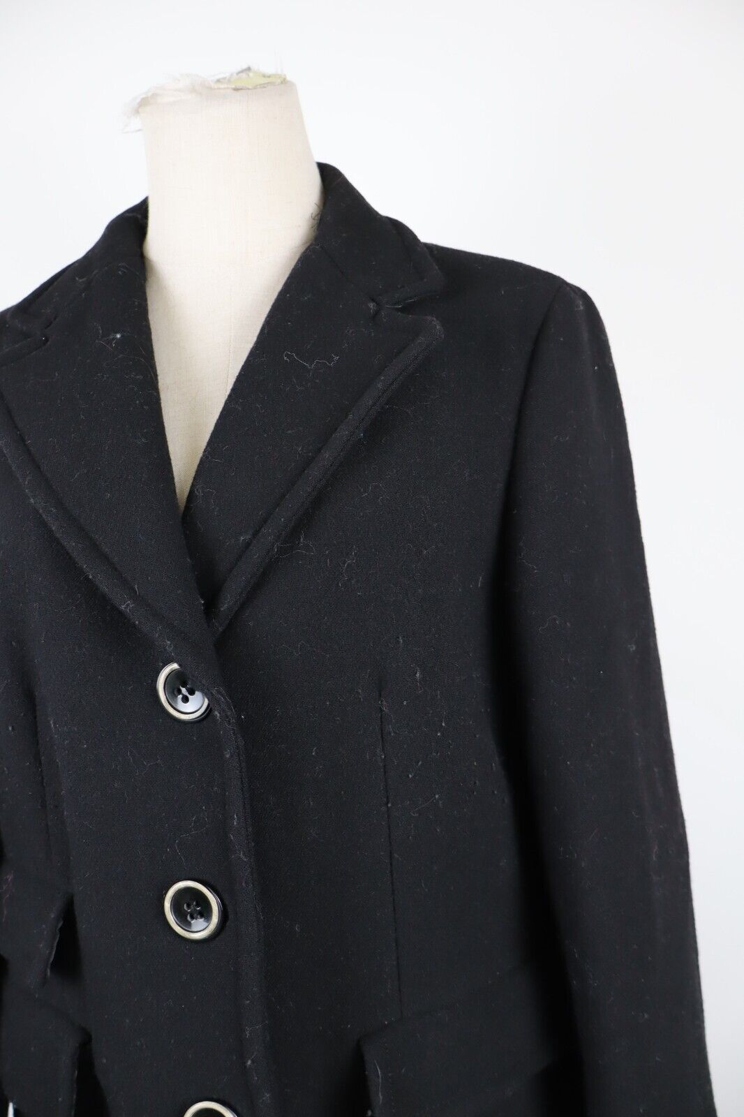 MARELLA CAPPOTTO LANA GIACCA DONNA TG 44 WOMAN WOOL COAT VINTAGE CASUAL