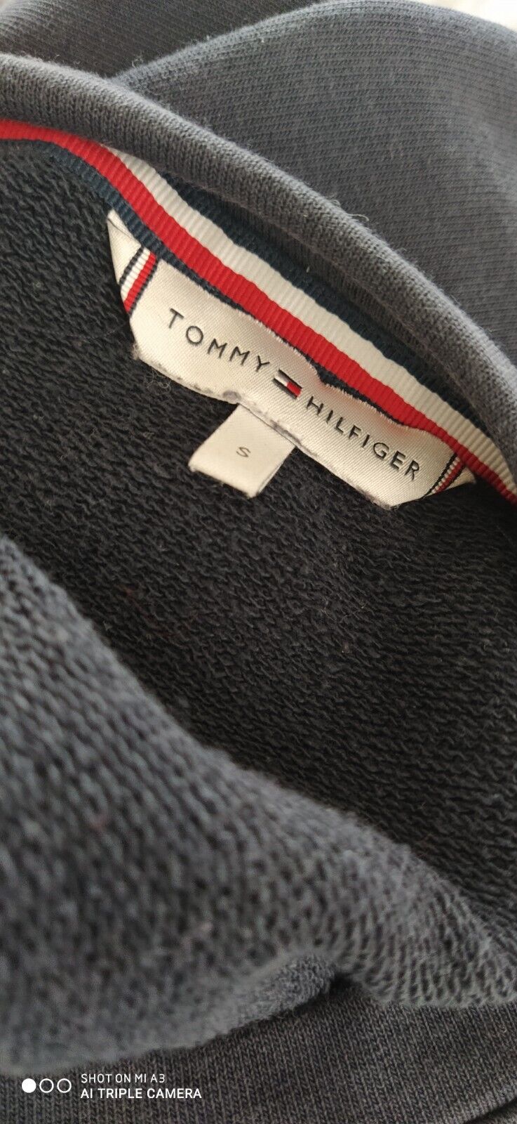 TOMMY HILFIGER FELPA UOMO Tg S MAN CASUAL VINTAGE SWEATSHIRT CASUAL