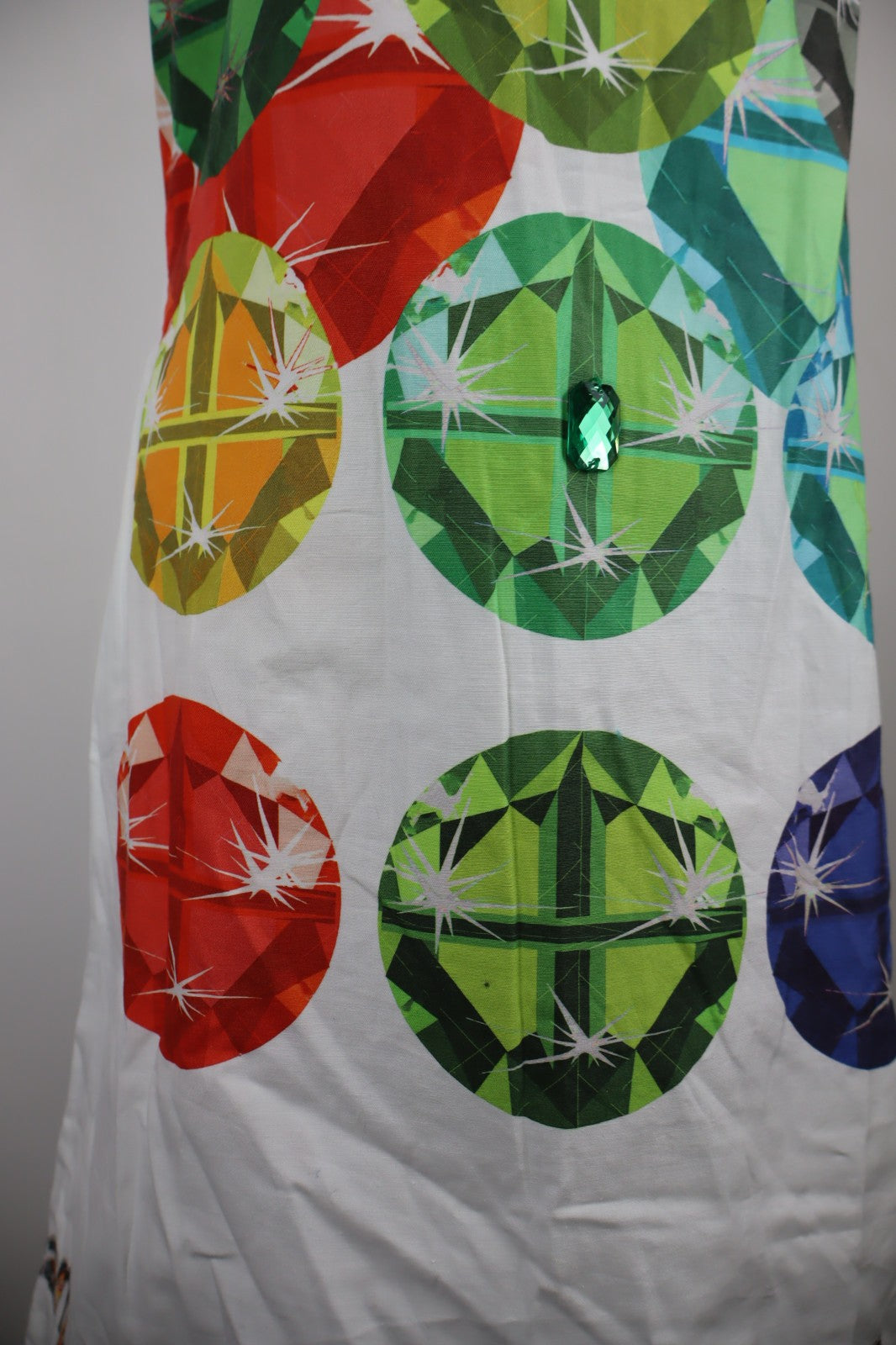 DESIGUAL VESTITO ABITO SMANICATO DONNA TG. 38 WOMAN CASUAL VINTAGE DRESS GEMME