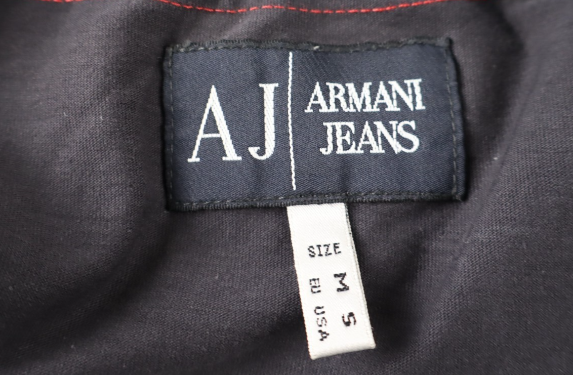 AJ ARMANI JEANS MAGLIA COTONE UOMO TG. M MAN COTTON SHIRT CASUAL VINTAGE