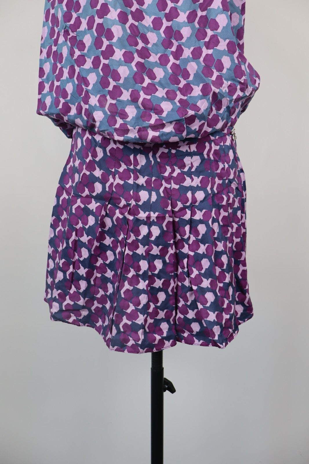 LIU JEANS BY LIU JO VESTITO DONNA TG 42 WOMAN CASUAL VINTAGE DRESS SETA