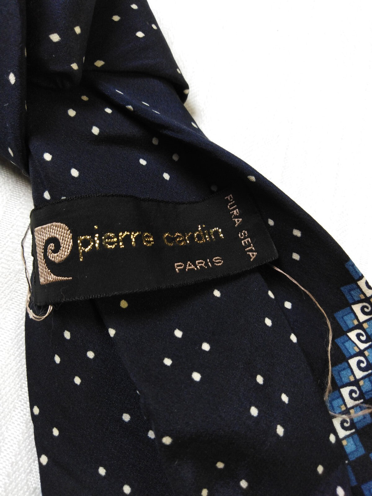 PIERRE CARDIN 100% SILK TIE SETA CRAVATTA NECKTIE MADE IN ITALY CLASSIC