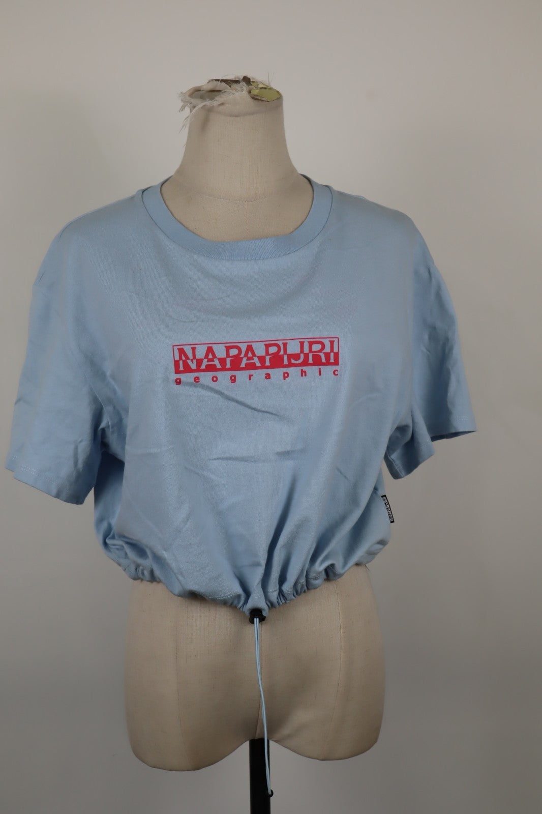 NAPAPIJRI POLO MAGLIA DONNA COTONE TG. M WOMAN SHIRT CASUAL VINTAGE COULISSE