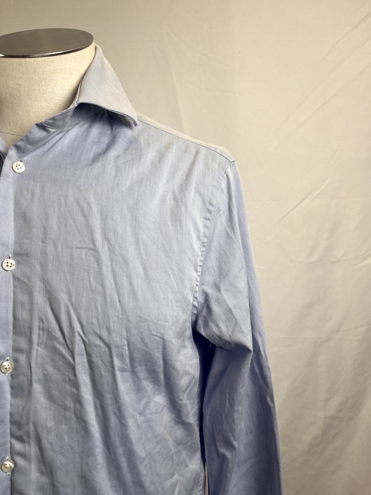 TOMMY HILFIGER CAMICIA UOMO COTONE TG. 38 - 15 MAN CASUAL VINTAGE COTTON SHIRT