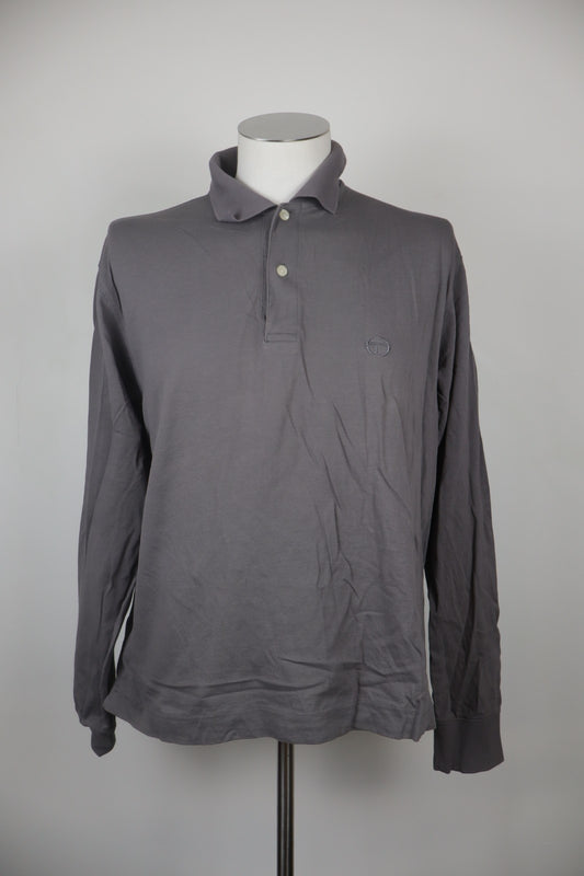 SERGIO TACCHINI POLO MAGLIA UOMO TG L MAN CASUAL VINTAGE T-SHIRT COTONE LOGO