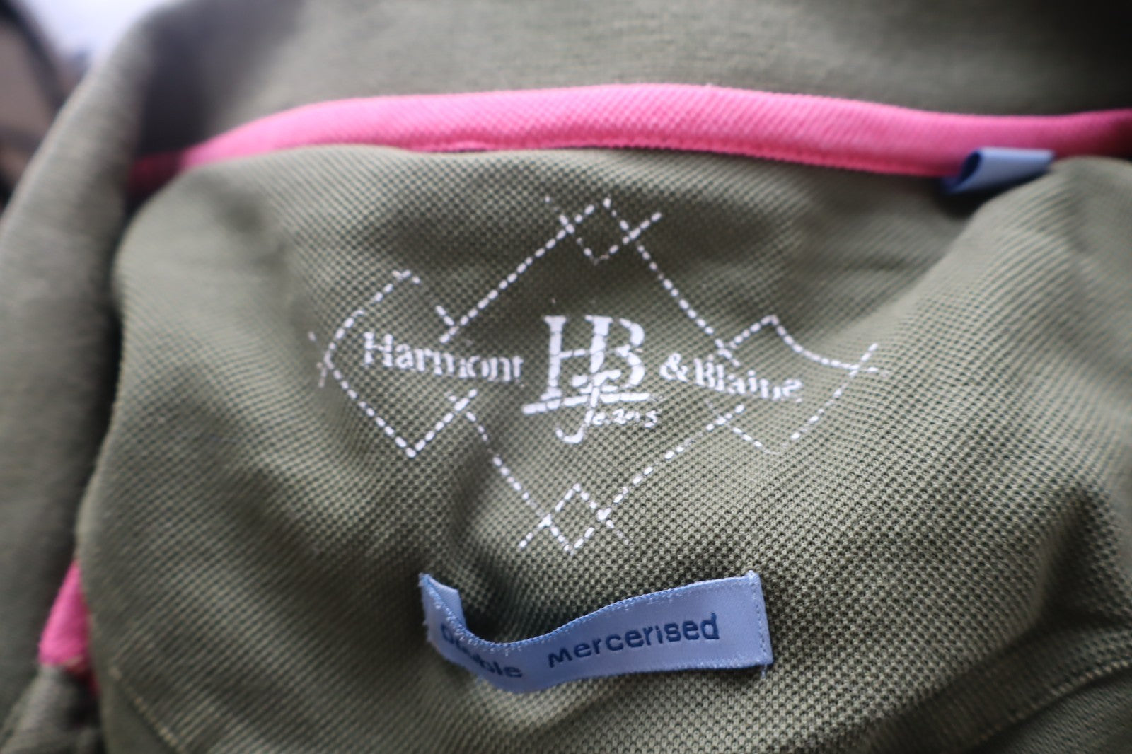 HARMONT & BLAINE POLO MAGLIA UOMO COTONE TG. XL MAN COTTON T-SHIRT VINTAGE LOGO