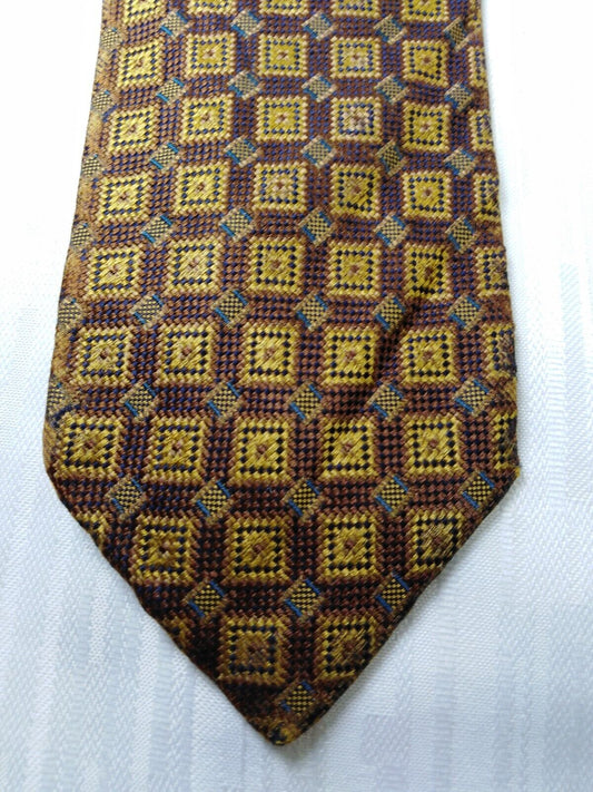 FABIO FERRETTI 100% SILK TIE SETA CRAVATTA NECKTIE MADE IN ITALY
