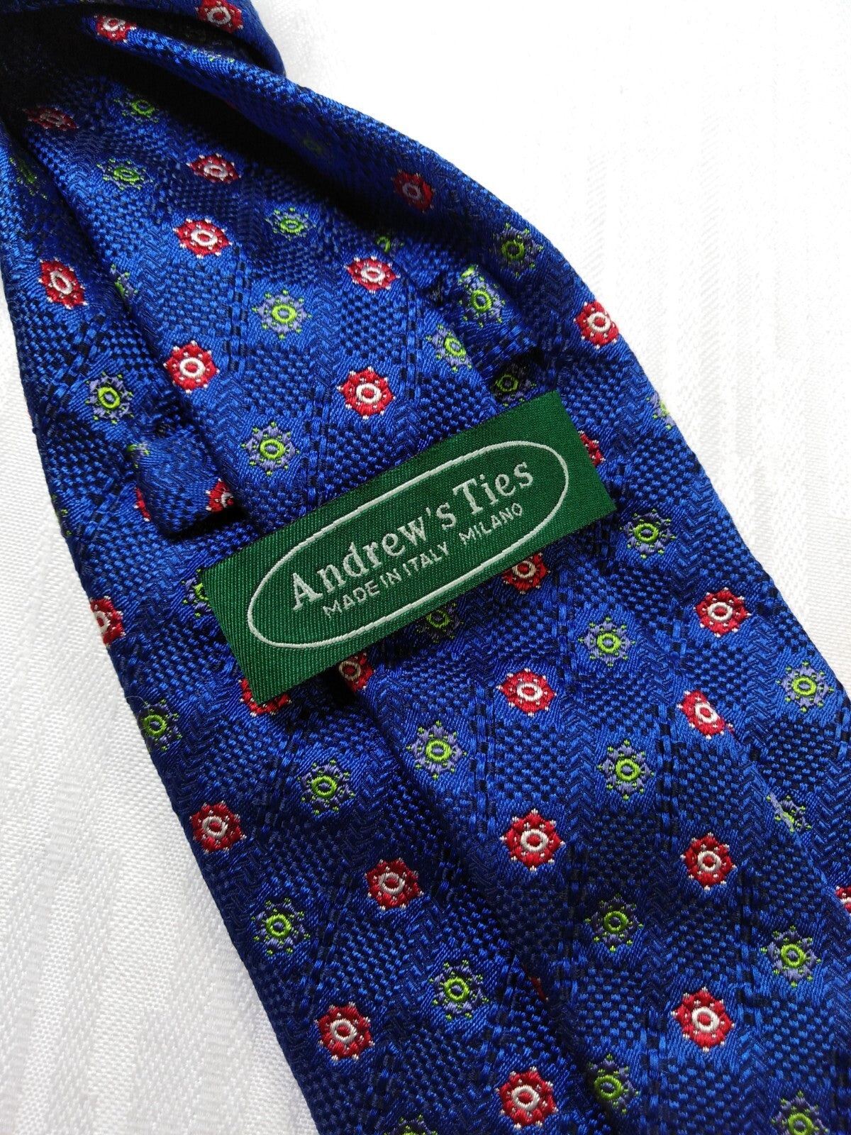 ANDREW'S 100% SILK TIE SETA CRAVATTA NECKTIE MADE IN ITALY CLASSIC