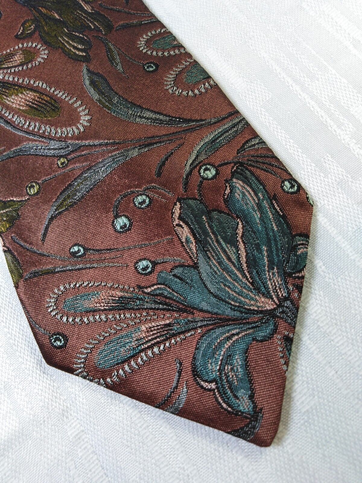 GIAN MARCO VENTURI 100% SILK TIE SETA CRAVATTA NECKTIE MADE IN ITALY