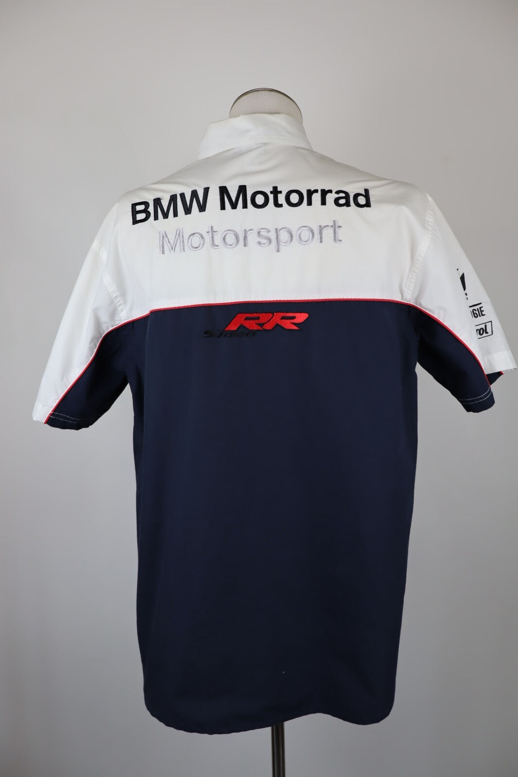 BOMBOOGIE PER ALPHA RACING BMW MOTORRAD CAMICIA SHIRT UOMO TG XL MAN SPORT MOTO