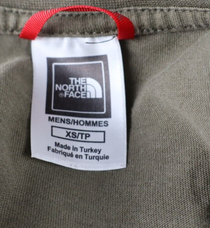 THE NORTH FACE MAGLIA UOMO TG XS MAN T-SHIRT CASUAL VINTAGE COTONE COTTON