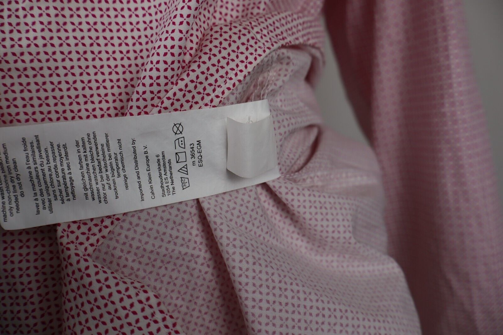 CALVIN KLEIN CAMICIA UOMO TG 44 17 1/2 MAN SHIRT CASUAL VINTAGE COTONE COTTON