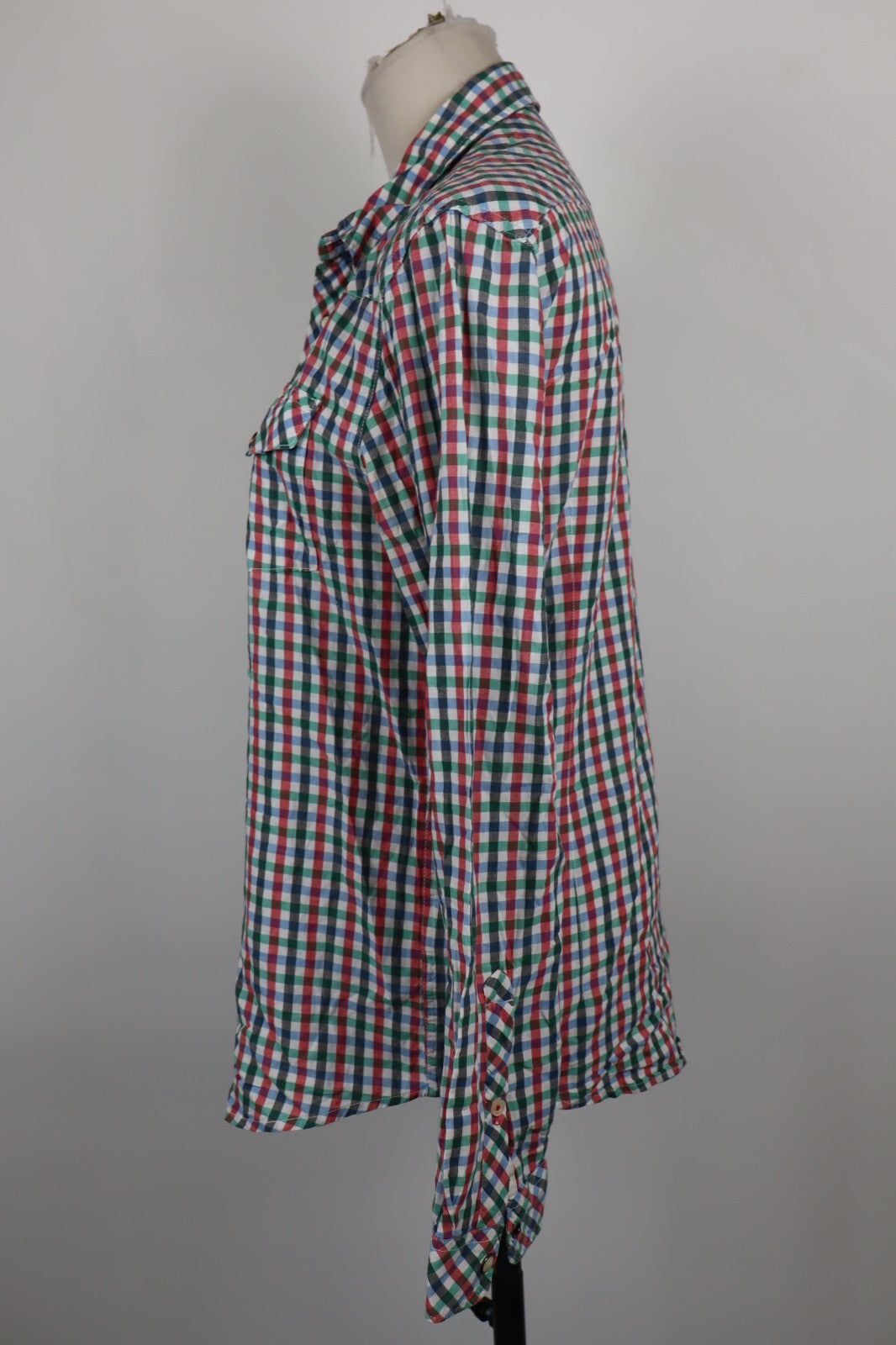 LEE CAMICIA DONNA TG. M WOMAN SHIRT CASUAL VINTAGE COTONE COTTON BOTTONI