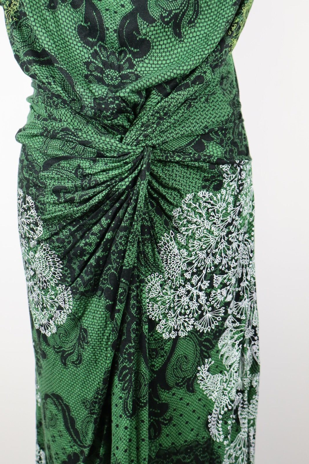 DESIGUAL VESTITO ABITO DONNA TG. XL WOMAN CASUAL VINTAGE DRESS DRAPPEGGIO