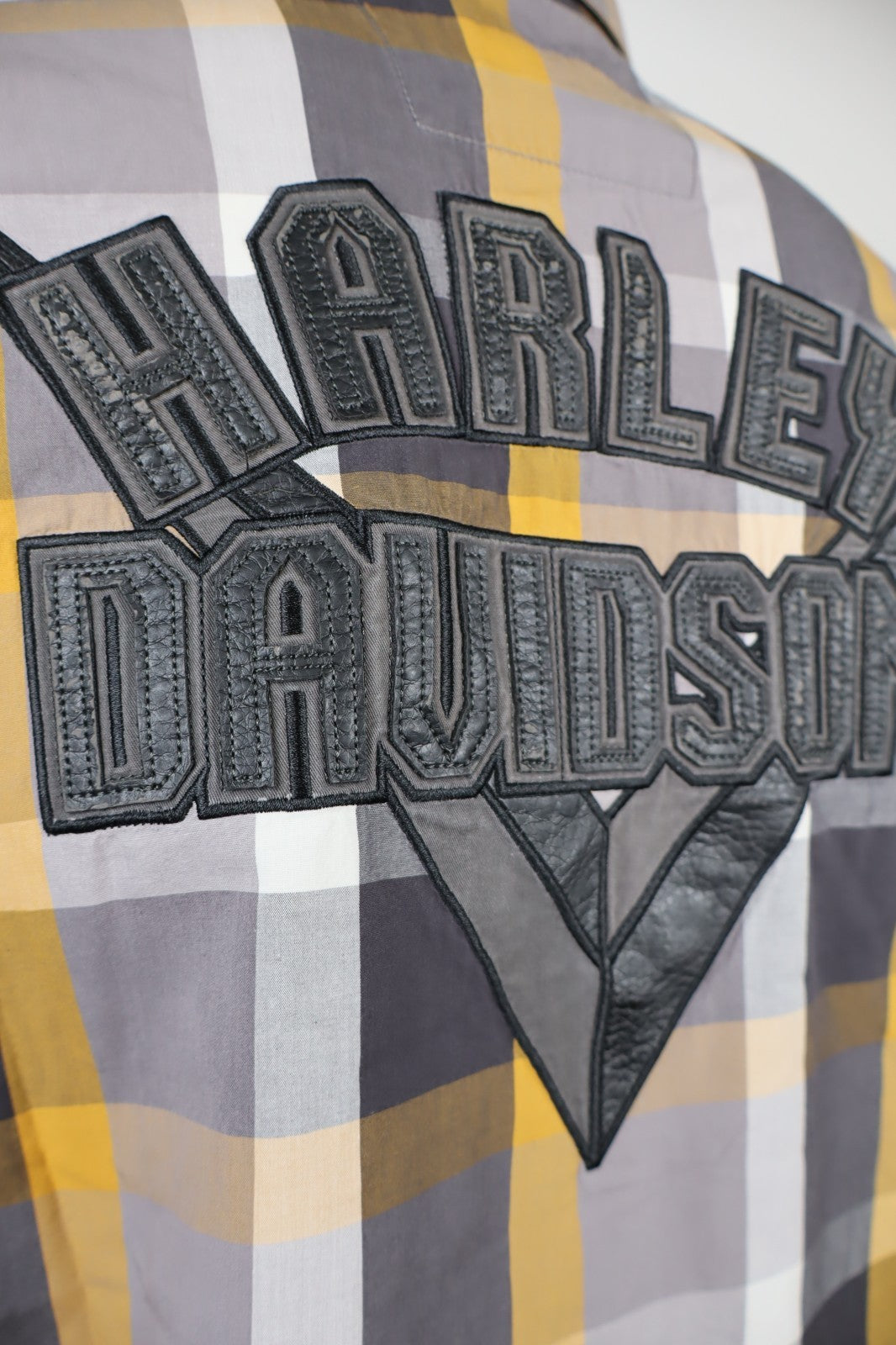 HARLEY DAVIDSON CAMICIA UOMO TG M MAN SHIRT CASUAL VINTAGE COTONE COTTON LOGO