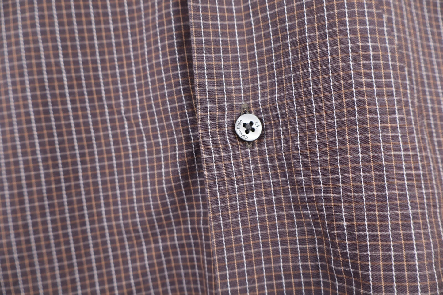 CALVIN KLEIN CAMICIA UOMO TG. L SLIM FIT MAN CASUAL VINTAGE SHIRT COTONE COTTON