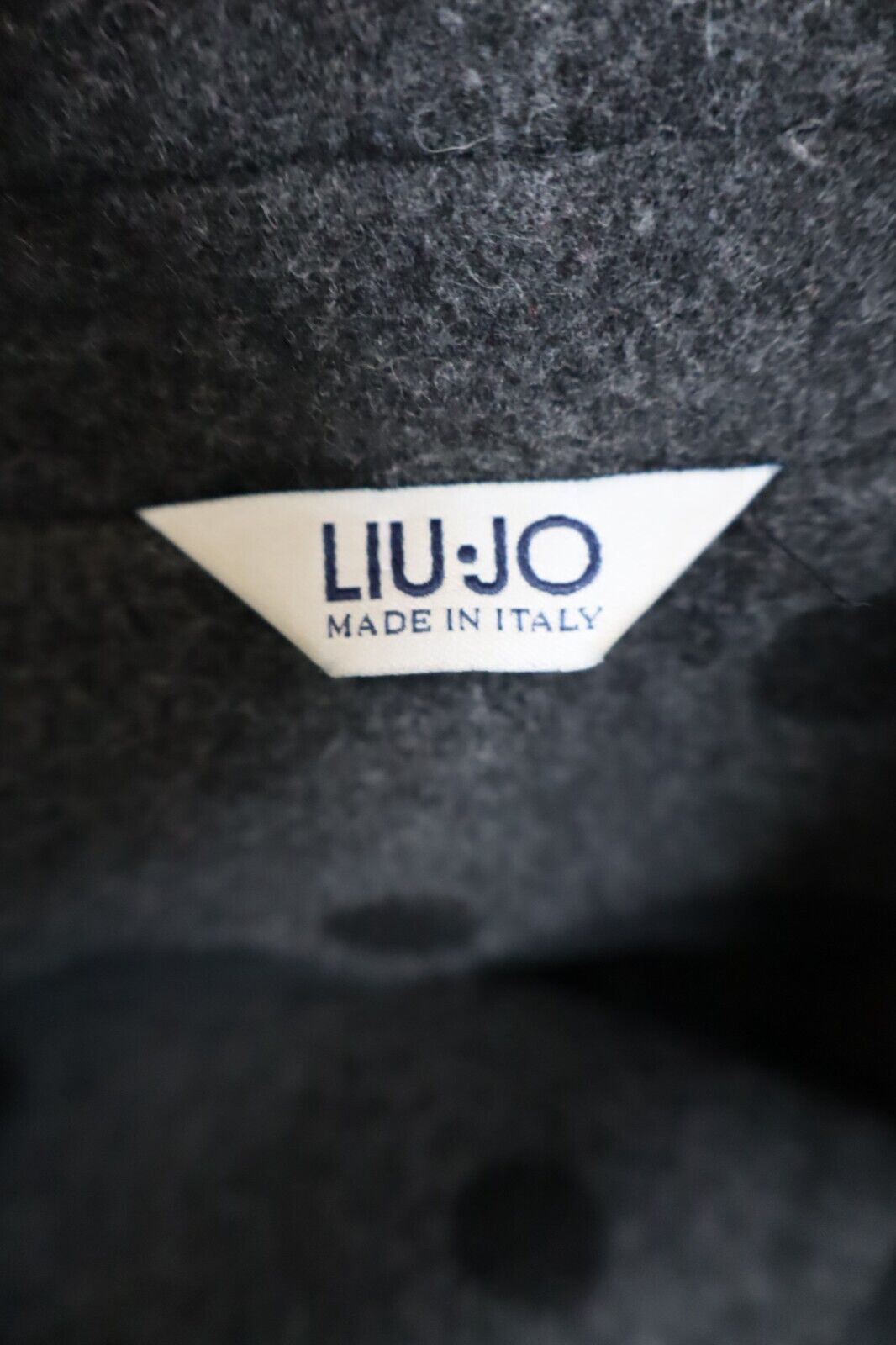 LIU JO CAPPOTTO DONNA COAT Tg 42 WOMAN VINTAGE CASUAL JACKET GIACCA LANA
