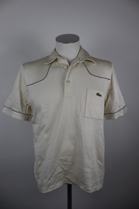 LACOSTE MAGLIA POLO UOMO COTONE TG 4 MAN COTTON T-SHIRT CASUAL VINTAGE LOGO
