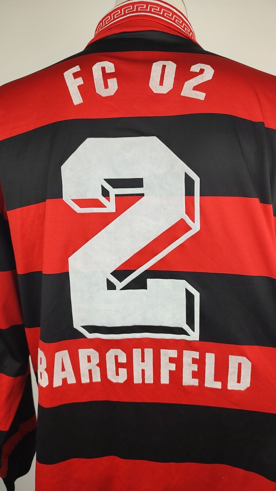 FINALE BARCHFELD MAGLIA CALCIO UOMO Tg XL SOCCER N.2 TRIKOT JERSEY
