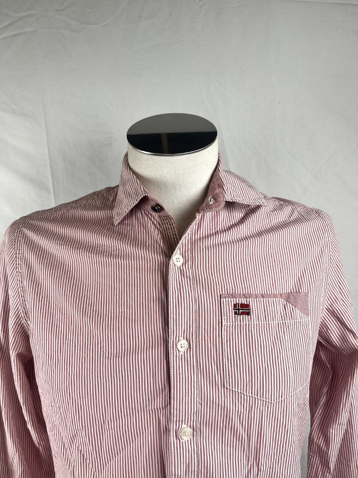 NAPAPIJRI CAMICIA UOMO COTONE TG. S MAN CASUAL VINTAGE COTTON SHIRT