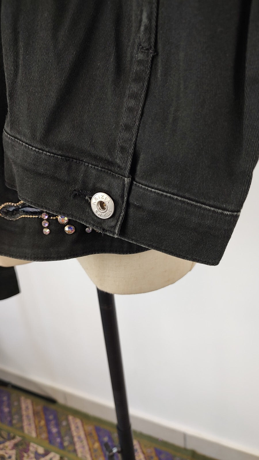 KRIZIA JEANS GIUBBINO DONNA Tg. L WOMAN CASUAL JACKET COTONE DENIM