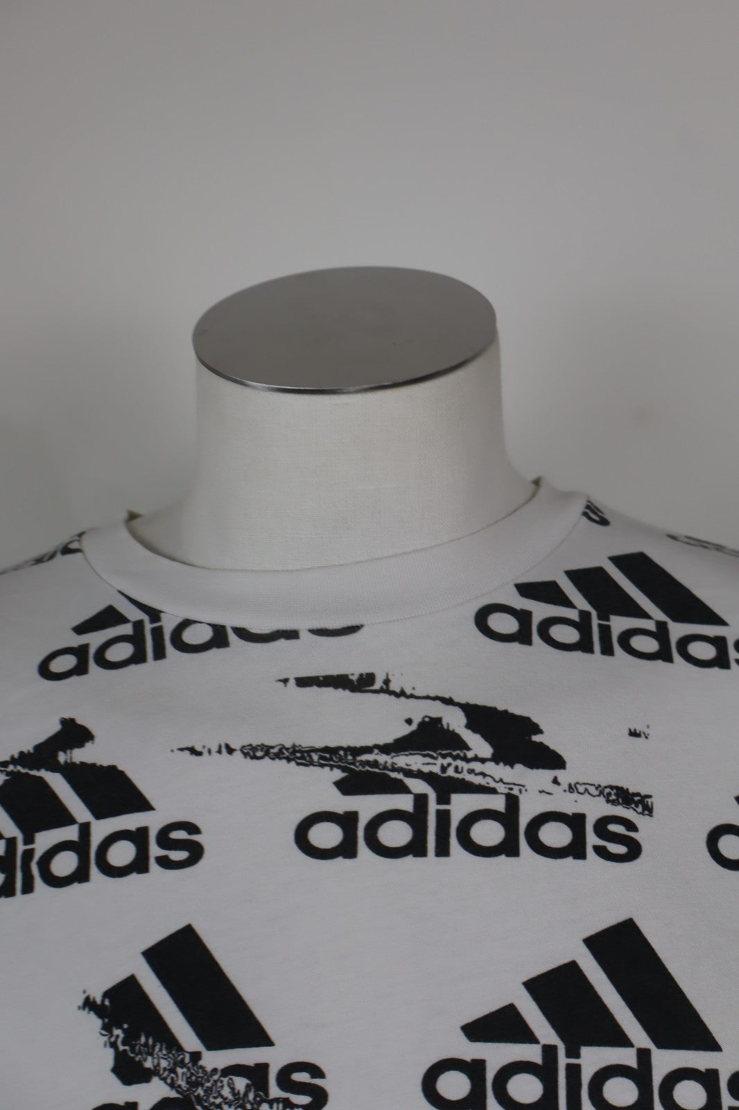 ADIDAS MAGLIA UOMO TG M MAN T-SHIRT CASUAL VINTAGE COTONE COTTON LOGO