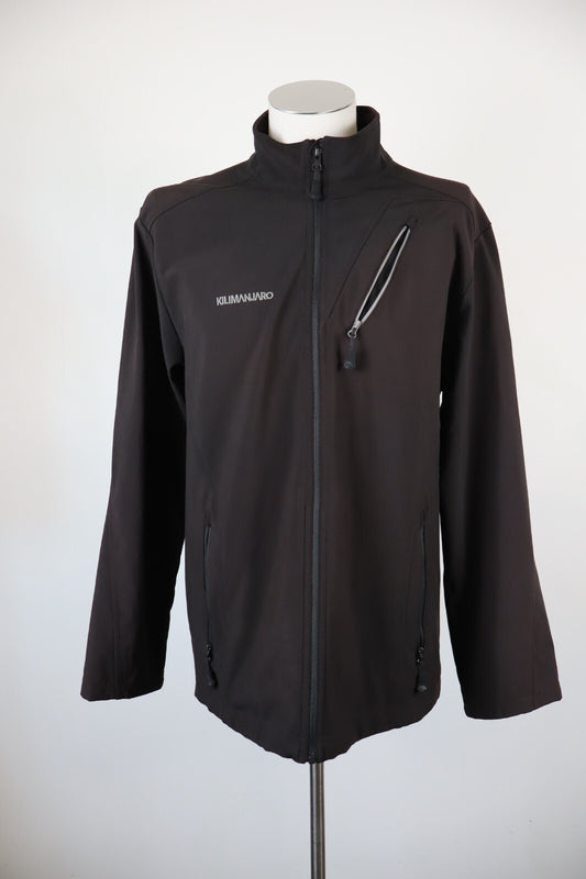 KILIMANJARO FELPA CON ZIP JACKET UOMO Tg 56 MAN SWEATSHIRT CASUAL VINTAGE