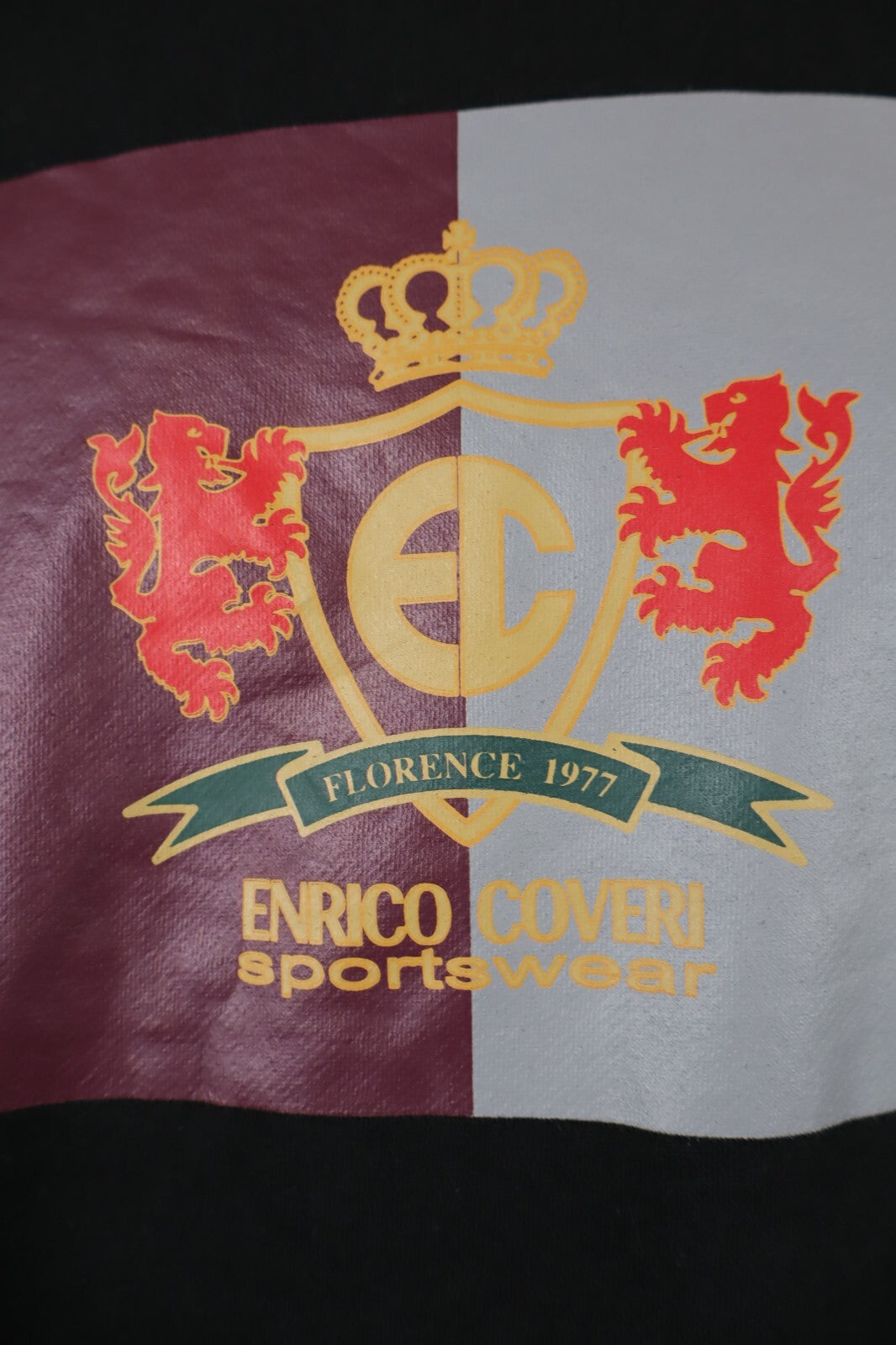ENRICO COVERI FELPA MAGLIA UOMO Tg M MAN CASUAL VINTAGE SPORT SWEATSHIRT COTONE