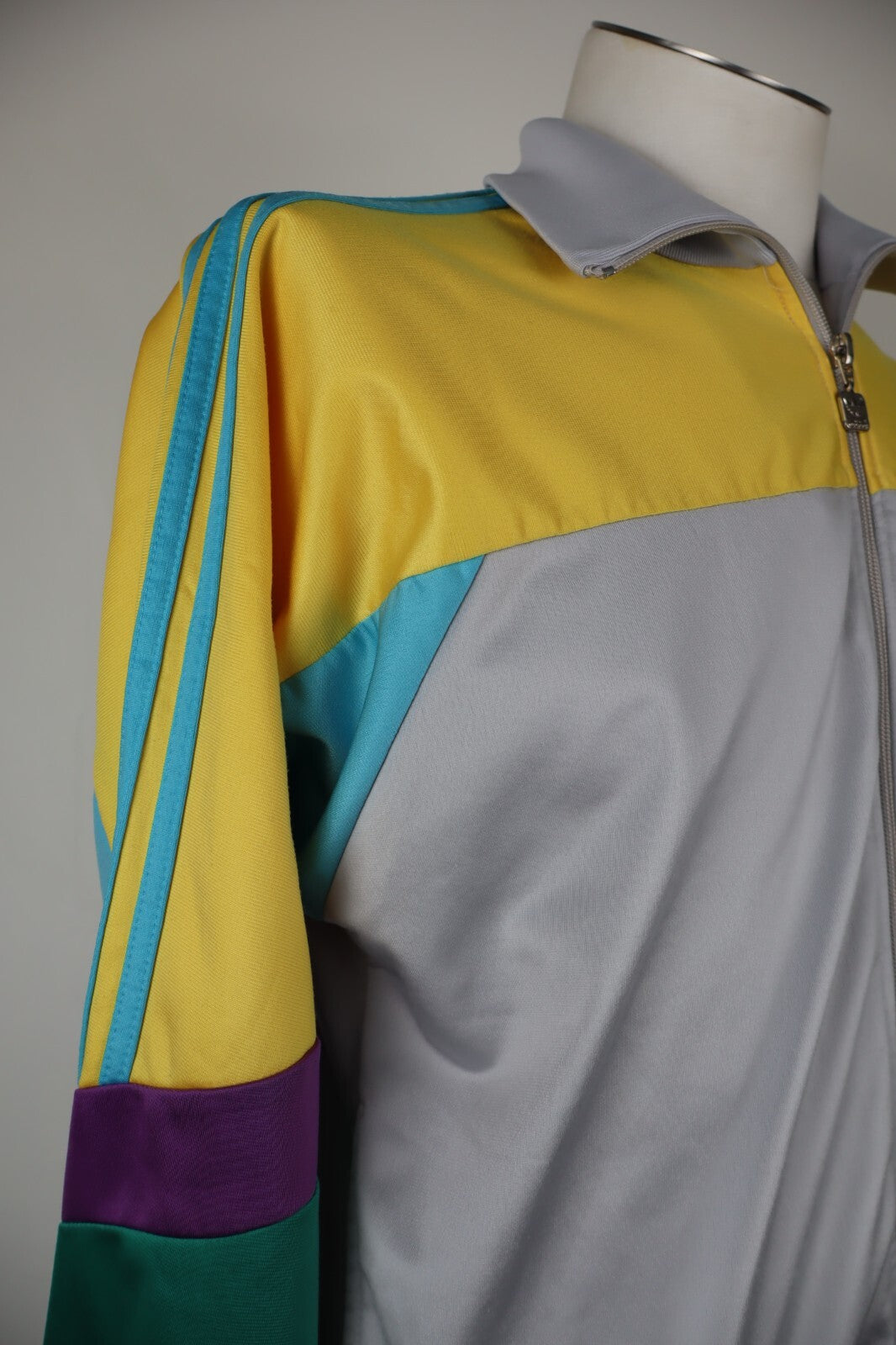 ADIDAS '80S GIACCA SPORTIVA UOMO Tg. 180 MAN VINTAGE CASUAL SPORT JACKET