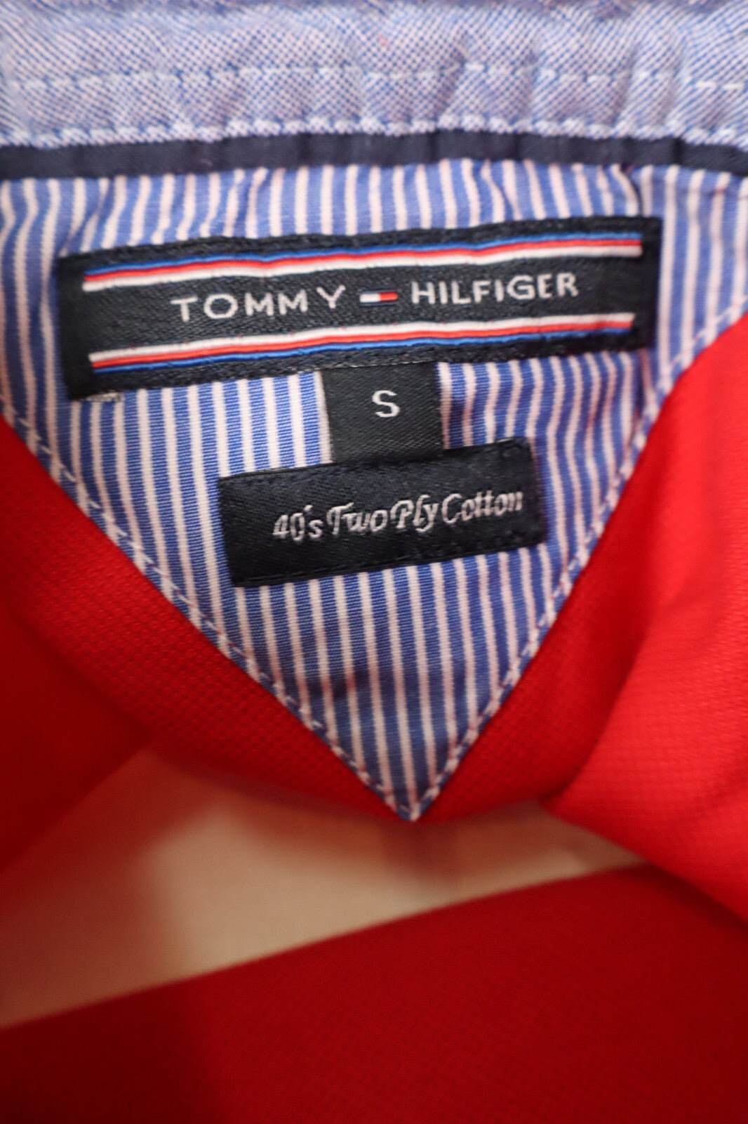 TOMMY HILFIGER MAGLIA UOMO COTONE TG S MAN POLO T-SHIRT CASUAL VINTAGE COTTON