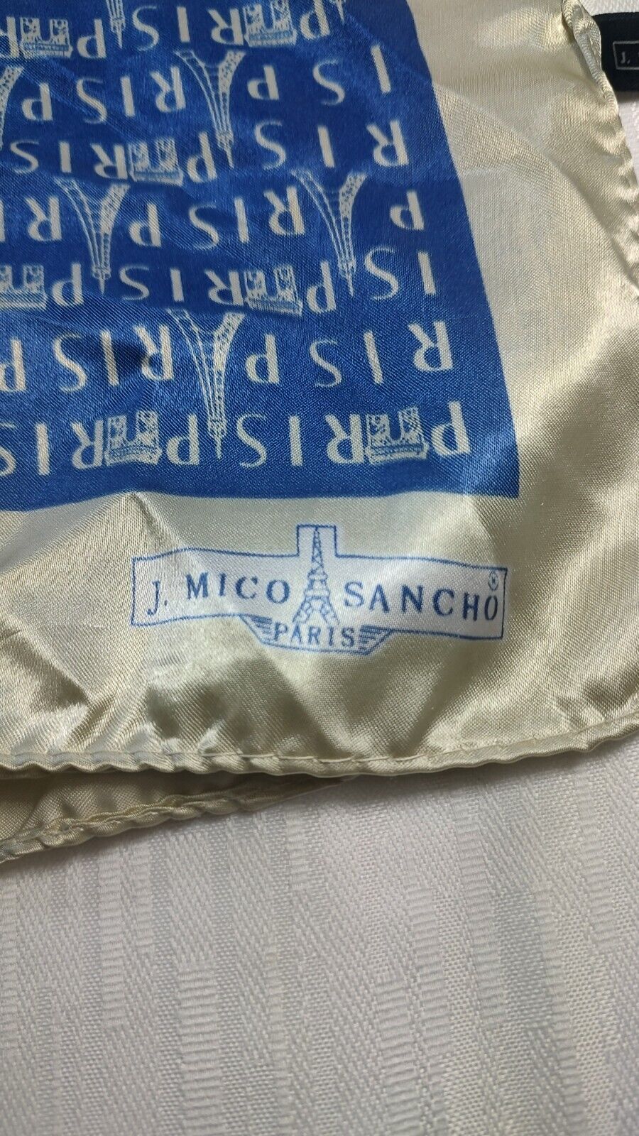 S. MICO SANCHO PARIS FOULARD  POLIESTERE SCARVES SCARF SQUARE
