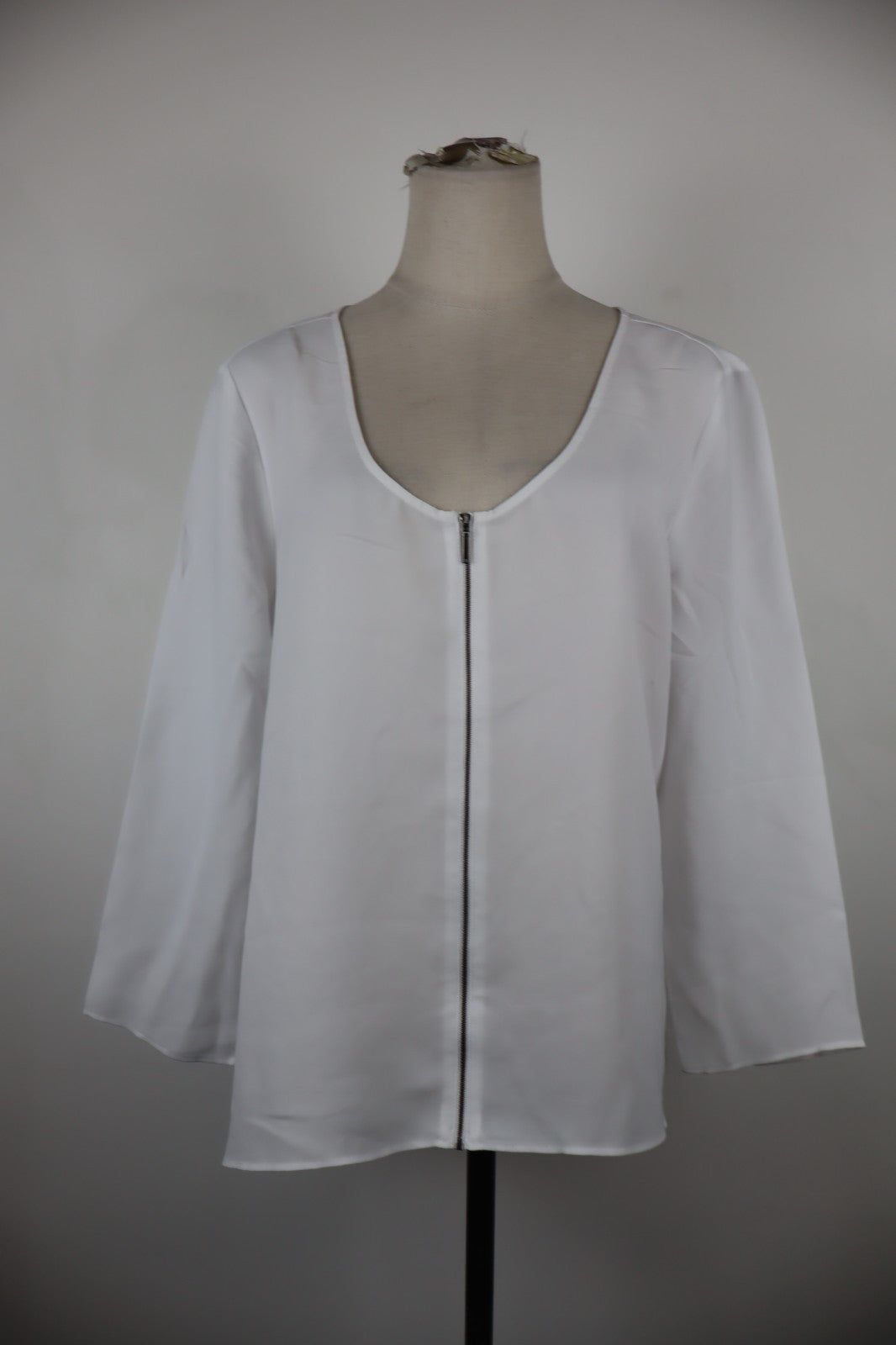 ARMANI EXCHANGE MAGLIA BLUSA DONNA TG S WOMAN CASUAL VINTAGE TOP T-SHIRT CON ZIP