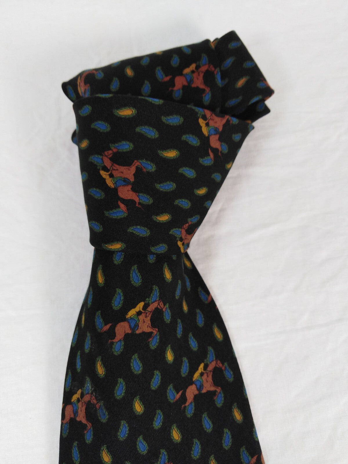 HUGO BOSS NAPOLI  SILK TIE SETA CRAVATTA NECKTIE MADE IN ITALY