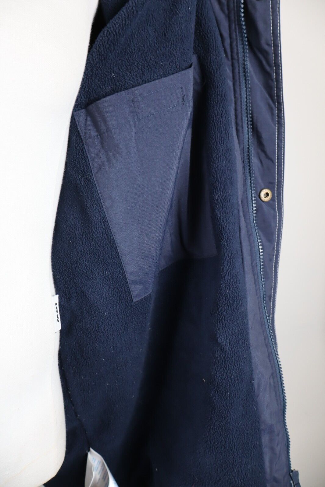REEBOK GIUBBINO FELPATO GIACCA UOMO Tg. S MAN VINTAGE CASUAL JACKET