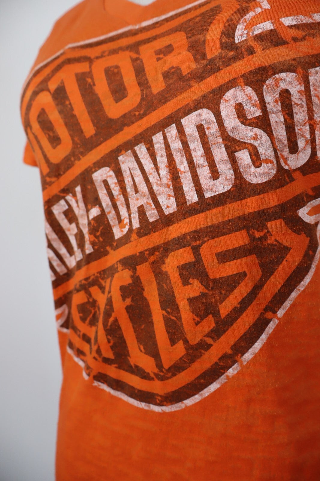 HARLEY DAVIDSON MAGLIA DONNA TG. M WOMAN CASUAL VINTAGE TOP T-SHIRT COTONE