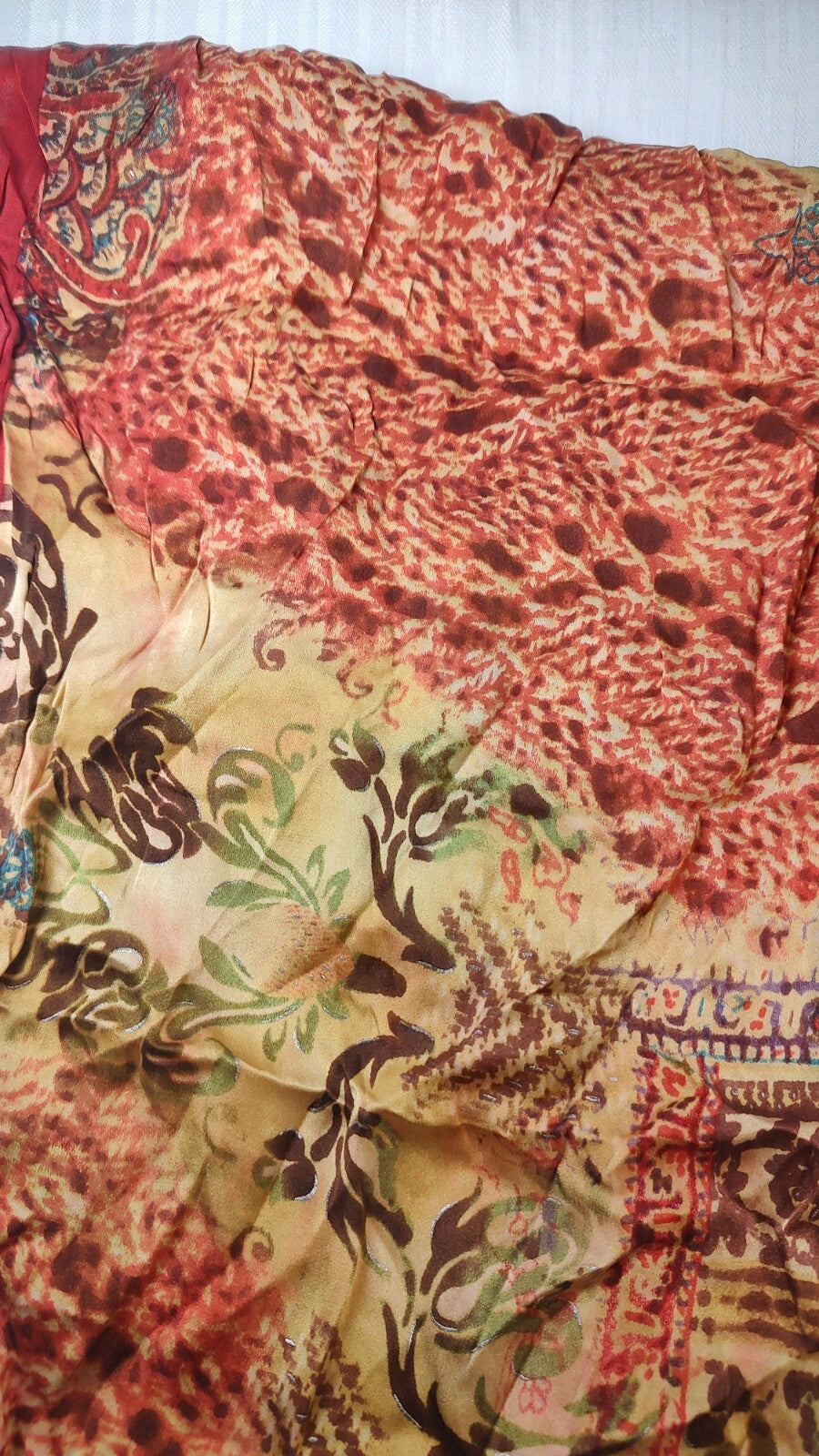 FOULARD 100% SILK SCARVES SCARF RECTANGLE SETA MADE IN ITALY