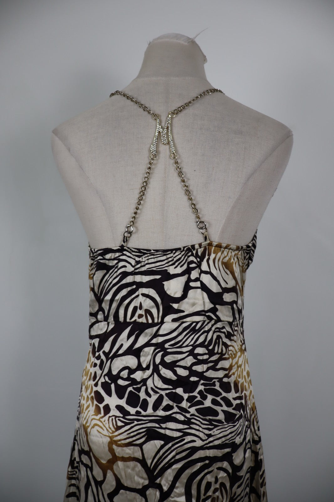 GUESS VESTITO ABITO DONNA TG. 42 WOMAN CASUAL VINTAGE DRESS SETA